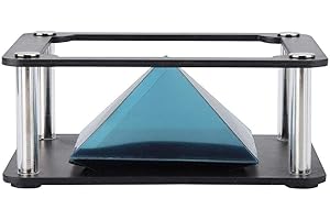 Wendry Projecteur d'hologramme de Smartphone, écran holographique Universel pour Smartphone adapté à Tous Les Smartphones, Prisme holographique(Support)