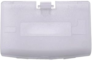 PERFECT PART Funda para puerta trasera con batería para Game Boy Advance GBA, transparente