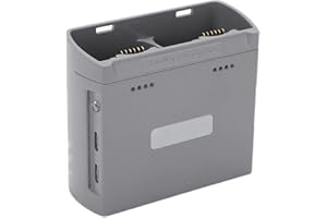 Oumefar Caricabatterie UAV Mini 2 Hub di Ricarica a Due Vie Caricabatterie Mini SE Compatibile per Mini 2/Mini SE Drone (Grigio)