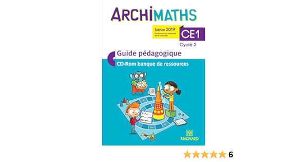 Amazon Fr Archimaths Ce1 19 Banque De Ressources Sur Cd Rom Avec Guide Pedagogique Papier Jablonka Laurence Pasquet Nathalie Lancelle Thierry Vidal Severine Gateau Agnes Bolsius Christophe Livres