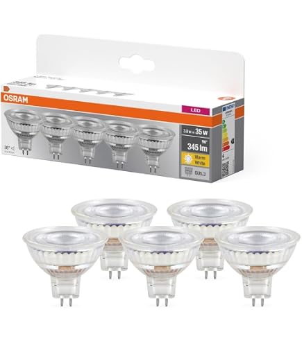 Paulmann 12V LED Reflektor GU4, 3er Pack – 3x1,8W, 184 Lm, 35 Mm, Warmweiß 2700K, Silber