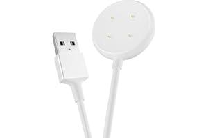 Bicmice USB Wireless Charger Compatible with Google Pixel Watch 2/Pixel Watch 3 Magnetic Charging Cable 3.3FT Charging Stand