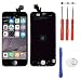 Produktbild Touch Screen Digitizer Assembly Replacement for iPhone 5 Black Glass LCD Display FREE Repair Tool Kits & Screen Protector Film,Touchscreen Ersatz Bildschirm Front Komplettes Glas Für Apple iPhone 5 (Schwarz)