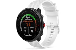 SeaFicco Correa de Reloj Compatible con Polar Vantage M2, M y Grit X - Universal 22mm Pulsera de Silicona de Repuesto para Deportes y Fitness