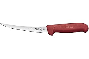 Victorinox Fibrox Couteau de Cuisine/Couteau à Désosser, Manche Ergonomique
