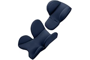 Zasdvn Insert de siège d'auto pour bébé, Coussin de Poussette pour bébé | Coussinets Doux pour Poussette | Coussin d'insertion de siège de Cou de tête, Appui-tête de Soutien de Corps, pour sièges