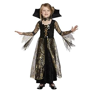 Pasa el ratón por encima de la imagen para ampliarla Salveo Niñas Spiderella vampiro disfraz de Halloween vestido de bruja araña para 4 – 12 años