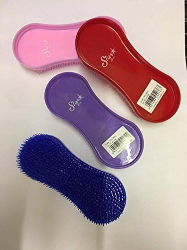 STAR BRUSH Pet Horse Grooming Brush Works Like Magic (Pink)