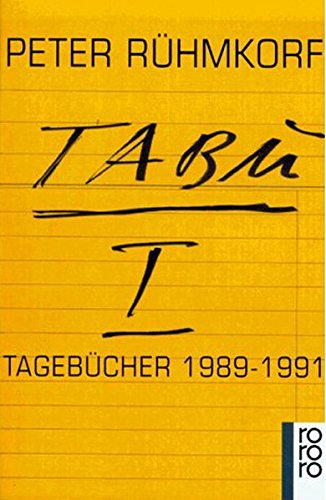TABU 1. Tagebücher 1989 - 1991
