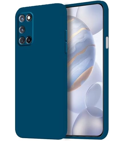 SEEKO Trasparente Cover per Oppo A52 / Oppo A72 / Oppo A92, [Protezione Schermo Integrata] Rugged Custodia Full Body Antiurto Rigida PC + TPU Sottile Bumper Silicone Case - Azzurro