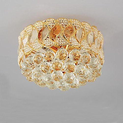 Moderne Plafond Lampe Plafond K9 Cristal Ronde Creative Élégant Mode Clair Argent-Couleur Pendentif Éclairage Intérieur Fer Or-Couleur Porte-Lampe En Verre Clair Plus Brillant Ø30cm