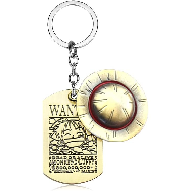 Porte-clés Tête De Mort Pirate One Piece - Métronique Luffy Medium
