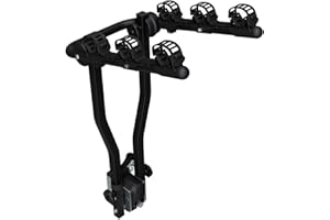 Peruzzo - Porte-vélo Attelage Arezzo - 3 Vélos - Support Inclinable - Compatible Fat Bike - Installation Facile - Acier Résistant - Système de Verrouillage Sécurisé - Pliable pour Rangement Compact