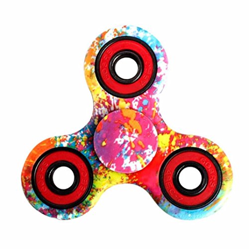 Tri Fidget Hand Spinner, DouLukit High Speed Metal Bearing Fidget Toys Hand Tri Spinner Stress Reducer Fidget Finger Toy - Can Continue to Rotate for 2 minutes - Perfect for ADD / ADHD / Anxiety / Autism And Stress Relief Adult Children,Office Desk Gadget (D) Tri Fidget Hand Spinner, DouLukit High Speed Metal Bearing Fidget Toys Hand Tri Spinner Stress Reducer Fidget Finger Toy - Can Continue to Rotate for 2 minutes - Perfect for ADD / ADHD / Anxiety / Autism And Stress Relief Adult Children,Office Desk Gadget (D)