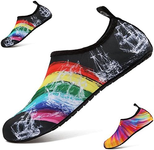BOLOG Toddler Shoes Kids Swim Water Shoes Children Barefoot Aqua Socks Shoes Boys Girls Beach Pool Surfing Yoga Running Snorkeling Quick-Drying Skin Shoes Sport Flat Seaside Sport Shoes