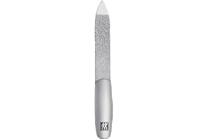ZWILLING Safirnagelfil (grova och finkorniga filytor för förkortning och formning, rengöringsspets), Premium, svart, 90 mm