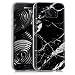 Produktbild kwmobile Hülle für Samsung Galaxy S7 - TPU Silikon Backcover Case Handy Schutzhülle - Cover klar Marmor Design Schwarz Weiß