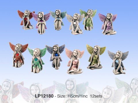 Birthstone Pewter Birthstone Fairy - Birthday (February - Amethyst (wisdom good health & spirituality))