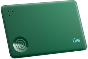 Tile by Life360 Slim (2024)–portfelowy lokalizator Bluetooth w formacie karty wsuwanej do zawieszki przy bagażu,paszportu i inne miejsca.Zgodność: iOS i Android. Znajdowanie telefonu.1 szt(green surf)