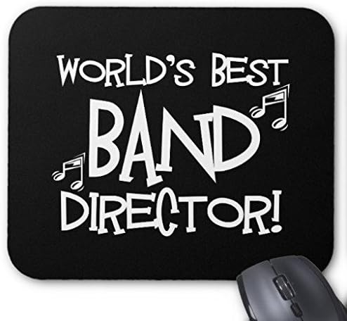 Gaming Mouse Pad Worlds Best Band Director Rectangle Office Mousepad 9" x 7"