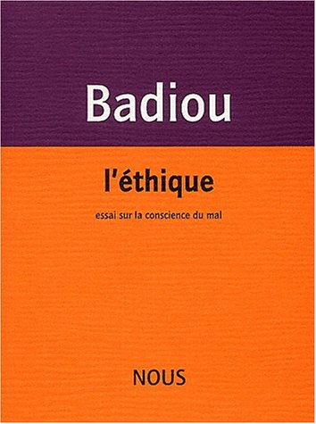 Download L'éthique : Essai sur la conscience du mal Download L'éthique : Essai sur la conscience du mal
