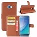 Produktbild None Samsung Galaxy C5 Pro Case, Samsung Galaxy C5 Pro Wallet Case,Girls, Premium Slim Leather Wallet Back Case with Credit Card ID Holder Protective Cover for Samsung Galaxy C5 Pro,Brown