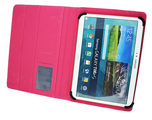 Emartbuy® Denver TAQ-10223G 10.1 Zoll Tablet PC Universalbereich ( 10 – 11 Zoll ) Eule Multi Angle Exekutiv Folio Mappen Kasten Abdeckung mit Kartensteckplätze + Eingabestift - 4