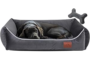 FUUFEE Brandina Per Cani - Lavabile Letto Per Cani 100 x 80 cm - Divanetto Per Cani Per Cani Di Taglia Grande