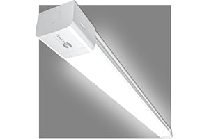 Öuesen Regleta LED 120CM Blanco Frío, 36W 3600LM, IP66 impermeable, 5000K, iluminación potente para garaje, taller, sótano, oficina, bodega