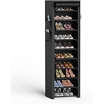 DXDRT Armadio Guardaroba Portatile, Armadietto Porta Abiti Con Appendiabiti E 3 Cassetti, Organizzatore Porta Abiti In Tessuto Non Tessuto Per Camera Da Letto, Assemblaggio Senza Utensili,Beige