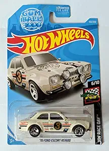 Hot Wheels 2019 Gum Ball Hw Race Day 6/10 - 70 Ford Escort RS1600 (White)