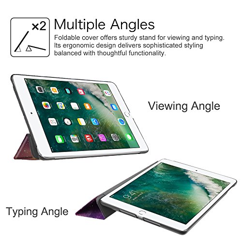 Fintie iPad 9.7 Zoll 2017 Hülle – Ultra Schlank Superleicht Ständer Smart Shell Case Cover Schutzhülle Tasche mit Auto Schlaf / Wach Funktion für Apple iPad 2017 Neue Modell, Die Galaxie - 6