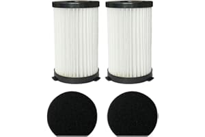 qinggw Filtro Hepa para MooSoo D600 D601 Cecotec Conga Thunderbrush 520 550 560 Ariete Handy Force 2761 2759 RBT Piezas de aspiradora (Color : 2Pcs)