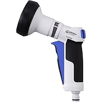 TAKAGI Premium Brause (Garden Type) Gießbrause, Blau/weiß/schwarz, 8,2x17,3x19,1 cm