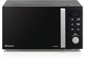 Hisense Microonde H25MOBS1HC, cavità 25L, apertura porta a sinistra, display LED touch, manopole, 8 funzioni, 900W