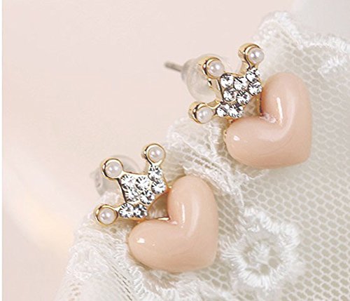 Hosaire-1x-Beauty-Nice-Newest-Sweet-Korean-Fashion-Lady-Girls-Rhinestone-Crown-Love-Heart-Stud-Earrings-Pin