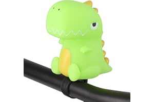 ZIMOER Cartoon Animal Cycling Horn,Dinosaur Squeeze Bike Horns,Children's Bicycle Horns,Scooter Horn,Bike Bell, For Kids,Younger,Adults Funny