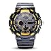 Produktbild Herren Digital Sport Watch LED-Bildschirm Große Gesicht Militäruhren und Wasserdicht Lässig Leuchtenden Stoppuhr Alarm Einfache Armee Watch - Multi-Color Optional (Color : Yellow)