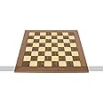 DGT Walnut Non-Electronic Chess Board (2 Players, Age 12+) - No Pieces Included