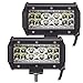 Produktbild SSCJ LED-Lichtleiste, 2X 5 Zoll 84W 10800Lumens Upgrade für Zwei Reihen von Straßenbeleuchtung, Lichtleiste, IP67-Offroad-Scheinwerferlampe für PKW-LKW UTE 4x4 12V 24V