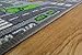 Children's Play Village Mat Town City Roads Rug 95cm x 133cm (3ft 1" x 4ft 4")