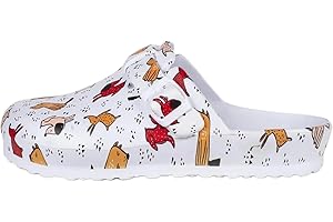 WORKTEAM CREATING STYLE AT WORK WORKTEAM Zuecos Sanitarios Estampados Ultraligeros De Eva con Hebilla Ajustable, Ergonómicos Y Anatómicos con Cámara Ortopédica para Un Confort Diario. Unisex