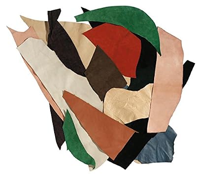 Rayher Hobby 8301500 les restes de cuir sacs 500 g couleurs mélangées