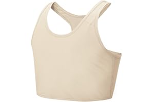 Idtswch Braga de pecho para transgénero FTM Binder Compression Tomboy Trans Vendaje Bra Cosplay Underwear