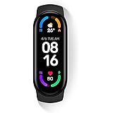 Xiaomi Mi Smart Band 6 - 1.56'' AMOLED Touch Screen, SPO2, Sleep Breathing Tracking, 5ATM Water Resistant, 14 Days Battery Li