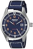 Alpina Männern Startimer 'Swiss Quarz Edelstahl und Nylon Casual Uhr, Farbe: Blau (Modell: al-240 N4s6)