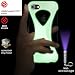 Produktbild Palmo iPhone 7 Hülle Case (GiD - Glow in the Dark) - One finger gripping iPhone case to prevent dropping Gewinner des Red Dot Award: Product Design 2017 & GOOD DESIGN AWARD 2015 – Fallgetestet durch das US-Militär, Einhandbedienung, Selfies, ultraleicht, kratzfeste Beschichtung, erstklassige Silikonhülle mit Trageband zur Verhinderung des Herunterfallens, aufprallsicher, staubdicht, schlichtes Design, Pokemon Go kompatibel, erweiterte Daumensteuerung