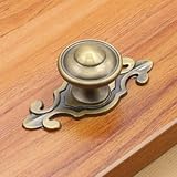 TXXCI 6Pcs Möbelknopf Schrankknöpfe Möbelknöpfe Set Möbelgriff Türknopf Cabinet Pulls Schrank Griffe Tür-Fach-Knöpfe für Dresser Kitchen – Bronze - 5
