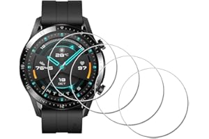 iDaPro Protector pantalla para HUAWEI Watch GT 2 GT2 46 mm Reloj [4 unidades], Cristal Templado accesorios Screen Protector