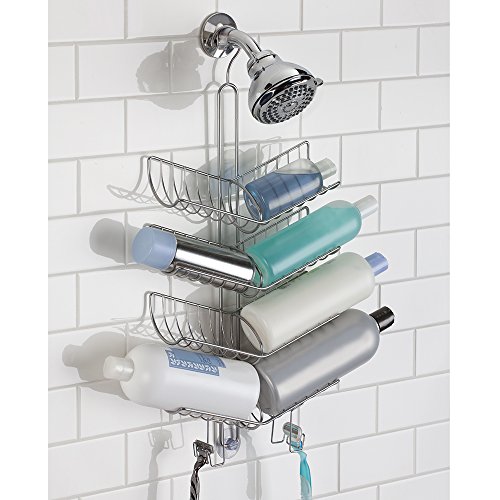 InterDesign 69536EU Verona Dusch-Caddy, silberfarben - 2